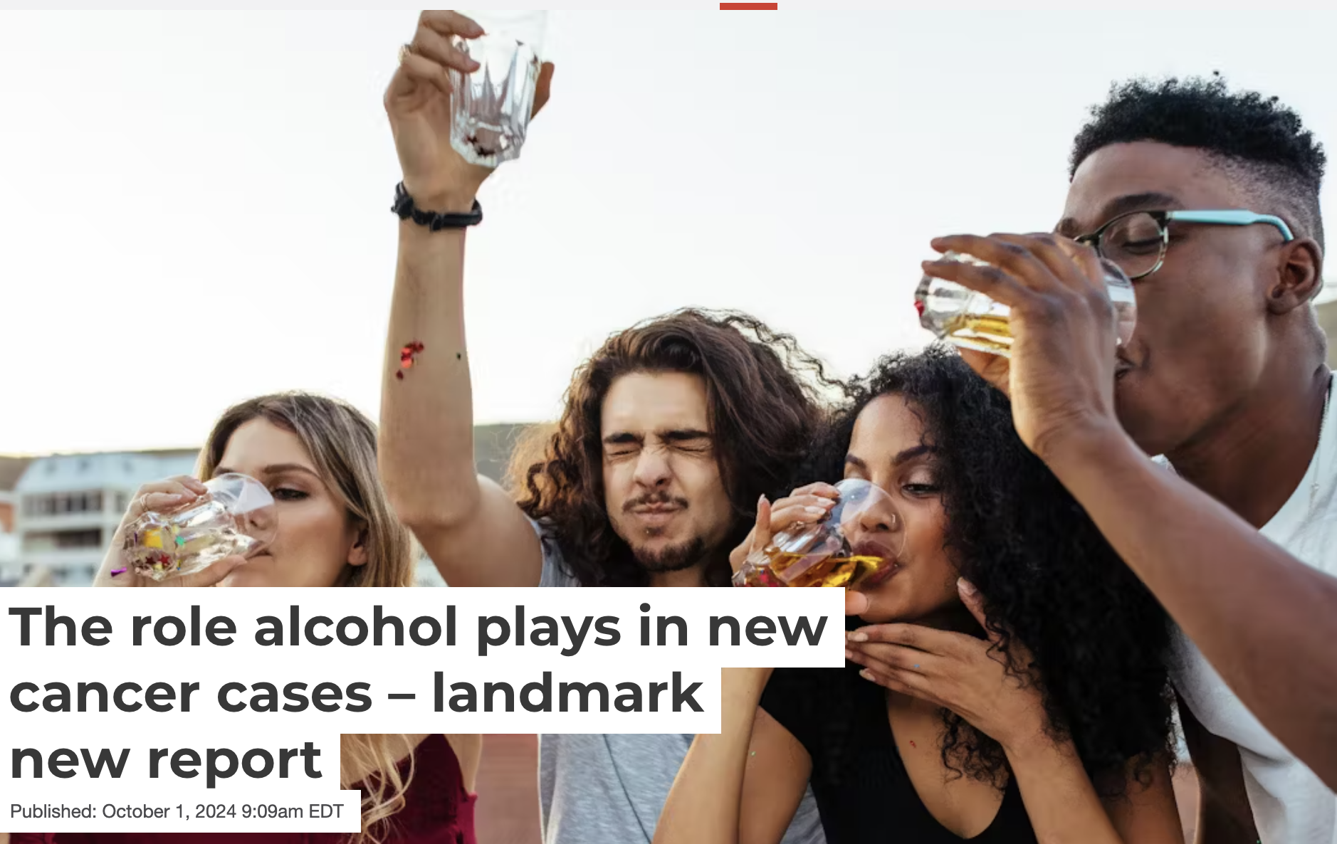 The role alcohol plays in new cancer cases – landmark new report